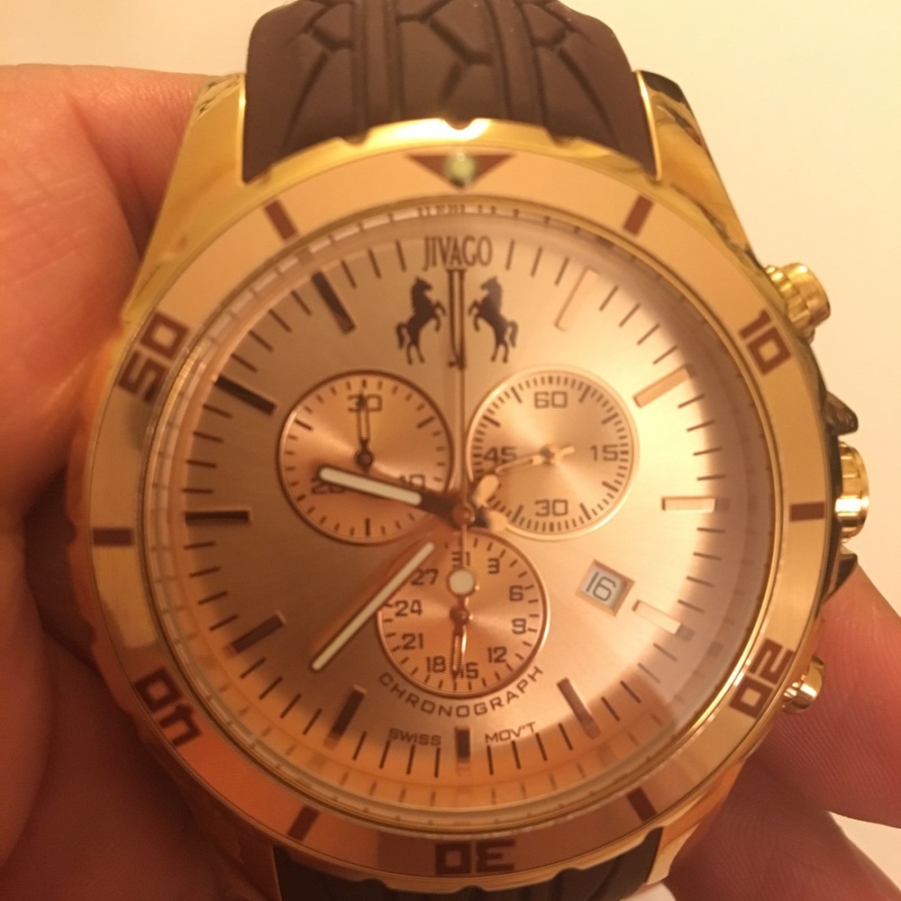 Jivago Men's Watch Swiss Mineral Crystal JV0122